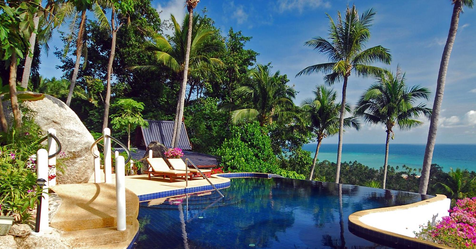 Seaview Paradise Mountain Holiday Villas Resort Lamai Beach  Exteriör bild